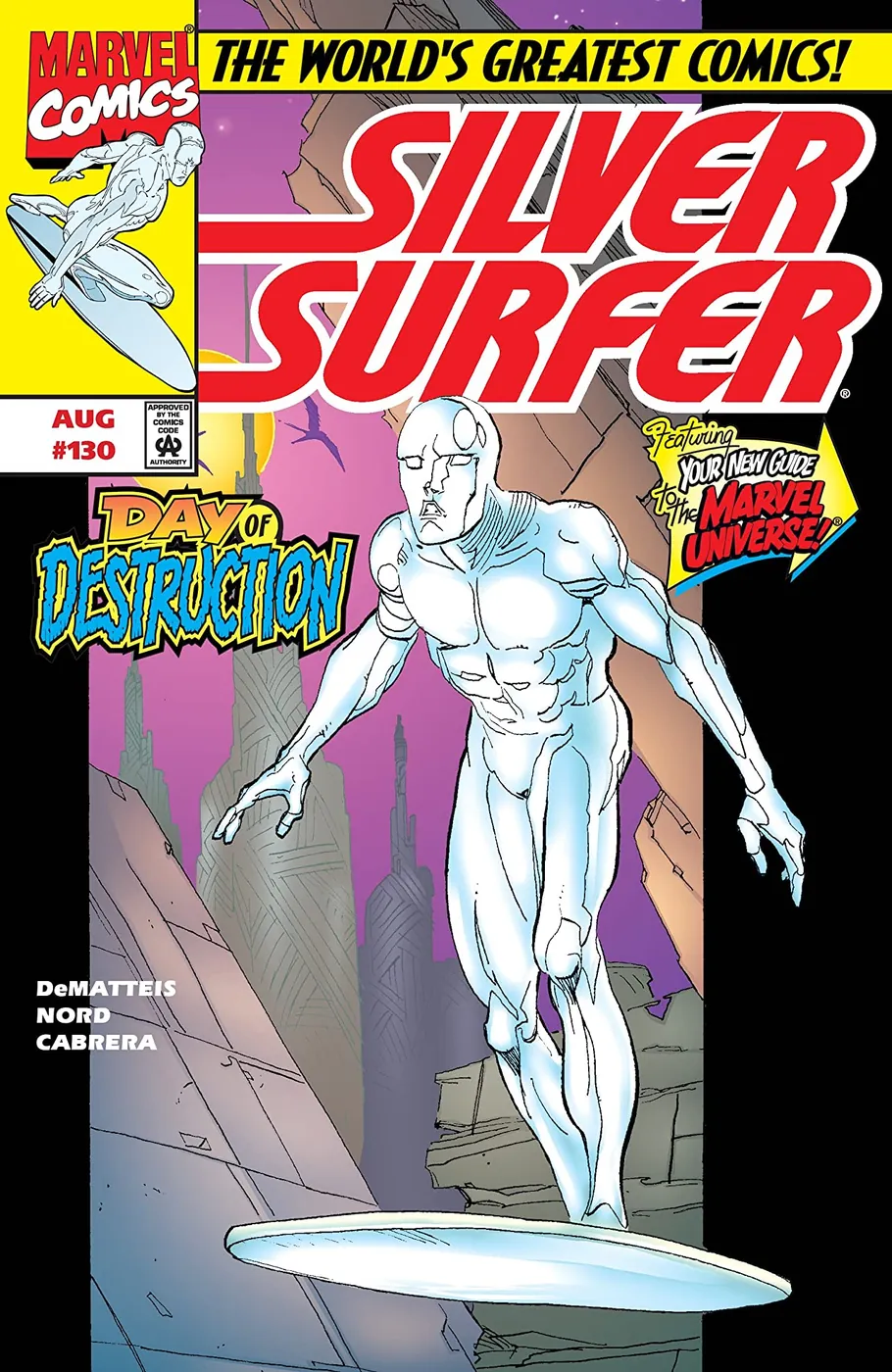 Cover of Silver Surfer #130