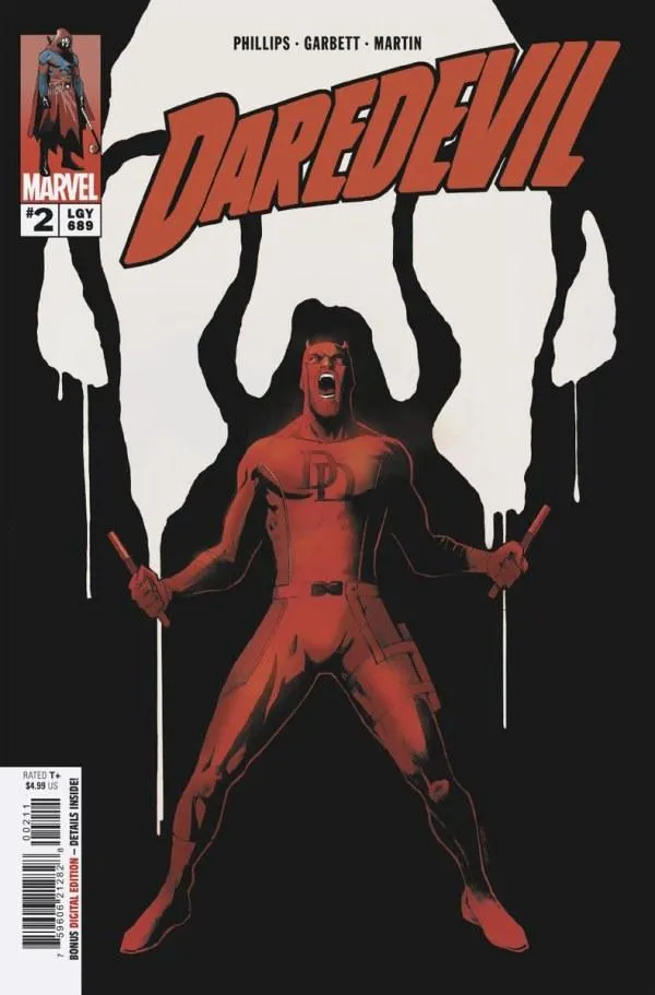 Cover of Daredevil #2 (689)