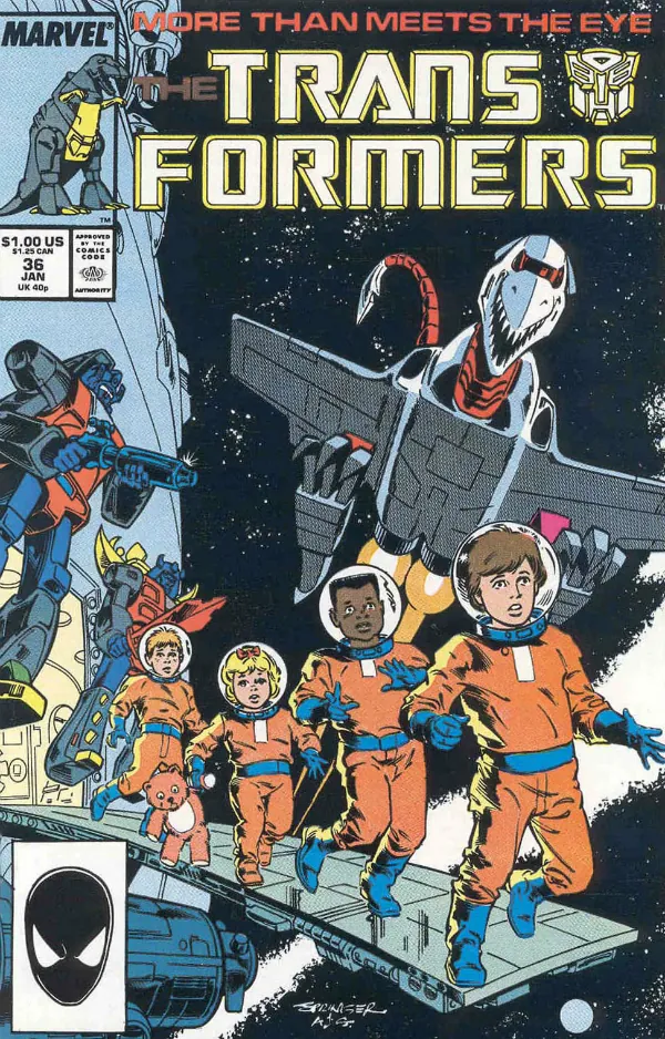 Cover of The Transformers #36