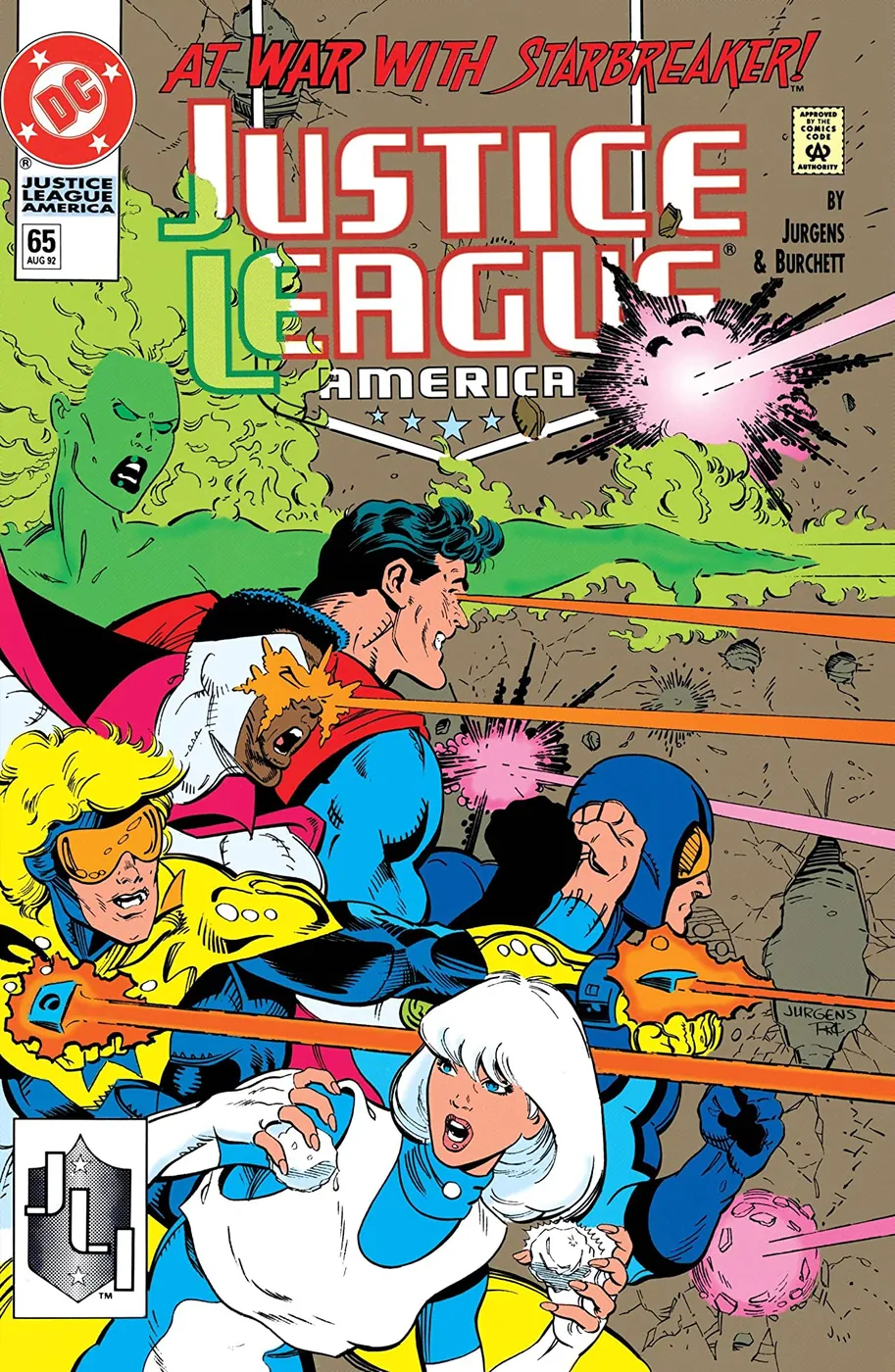 Cover of Justice League America #65