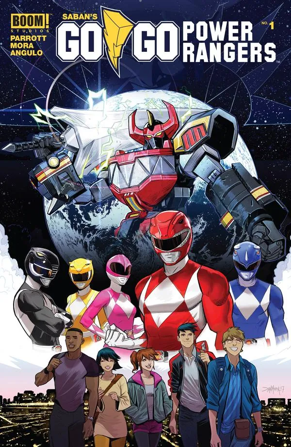 Cover of Saban's Go Go Power Rangers #1