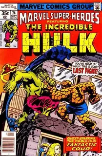 Cover of Marvel Super-Heroes #74