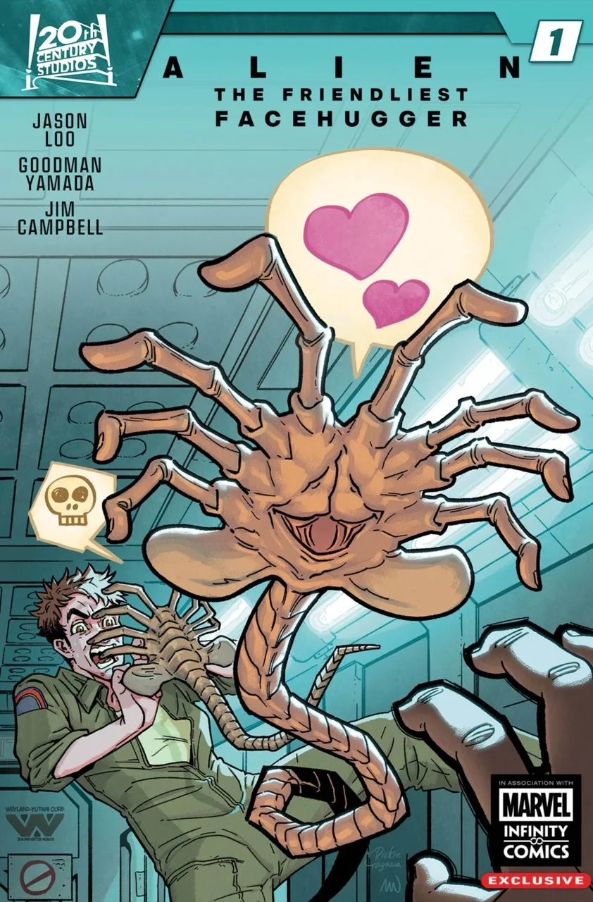 Cover of Alien: The Friendliest Facehugger Infinity Comic #1