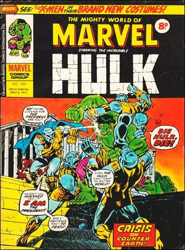 Cover of The Mighty World of Marvel #188