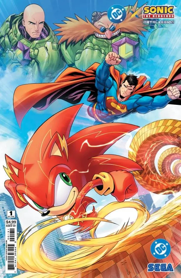 Cover of DC x Sonic the Hedgehog: Metal Legion #1