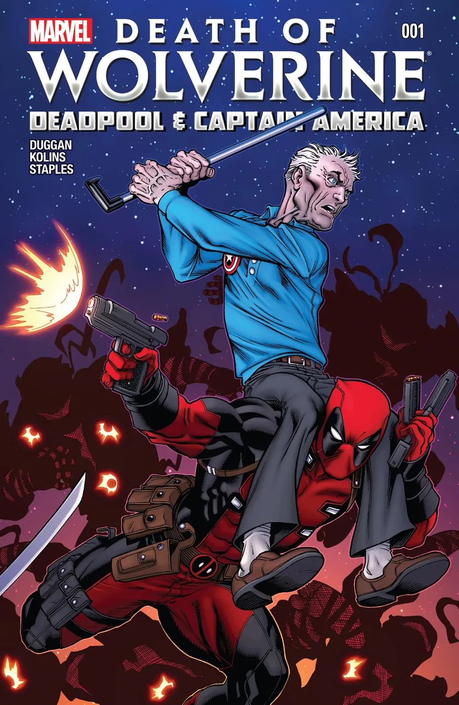 Cover of Death of Wolverine: Deadpool & Captain America #1