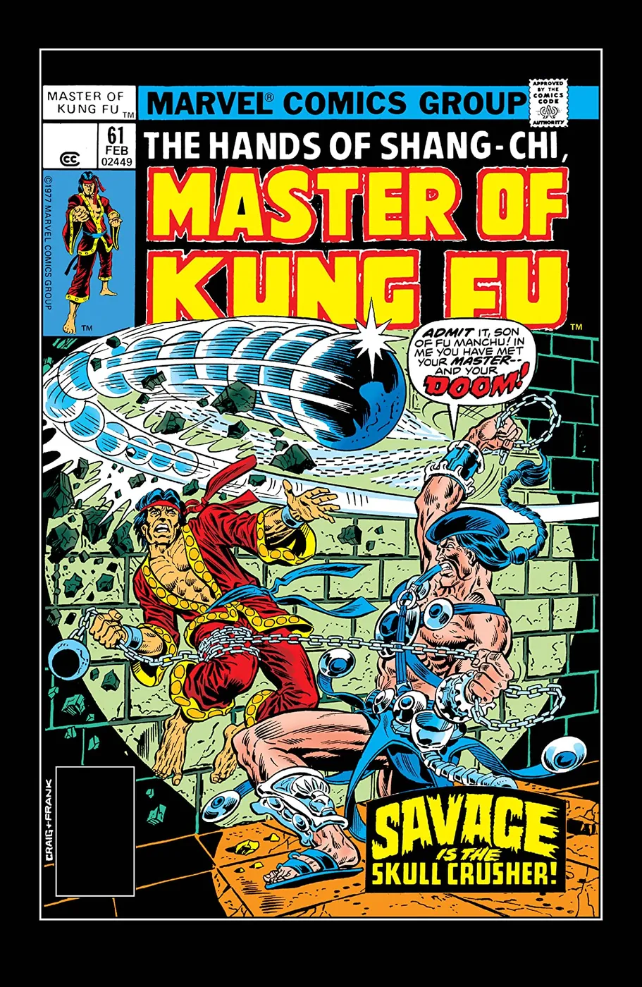 Cover of Master of Kung Fu #61