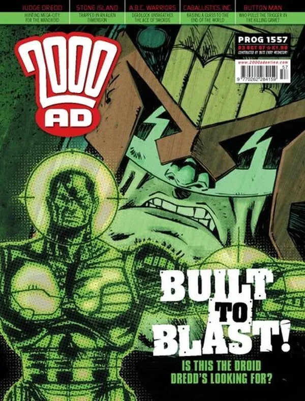 Cover of 2000 AD #1557