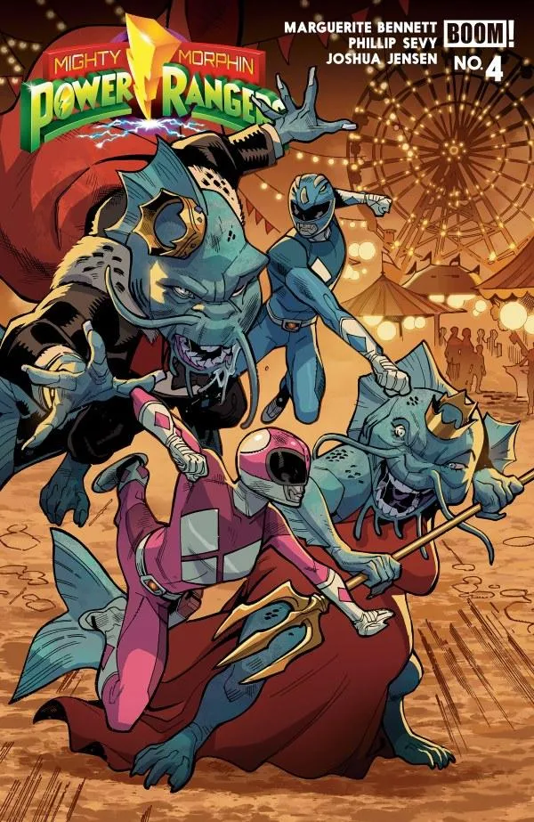 Cover of Mighty Morphin Power Rangers #4