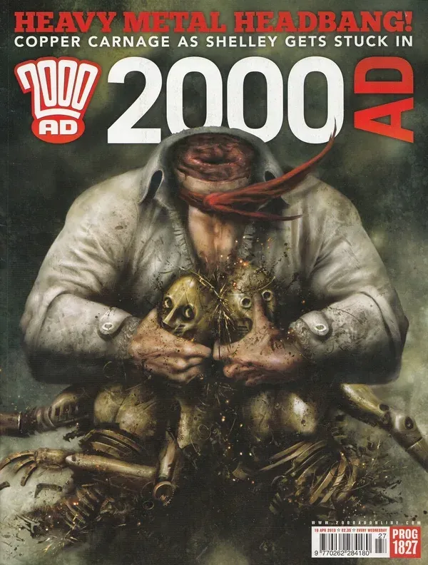 Cover of 2000 AD #1827