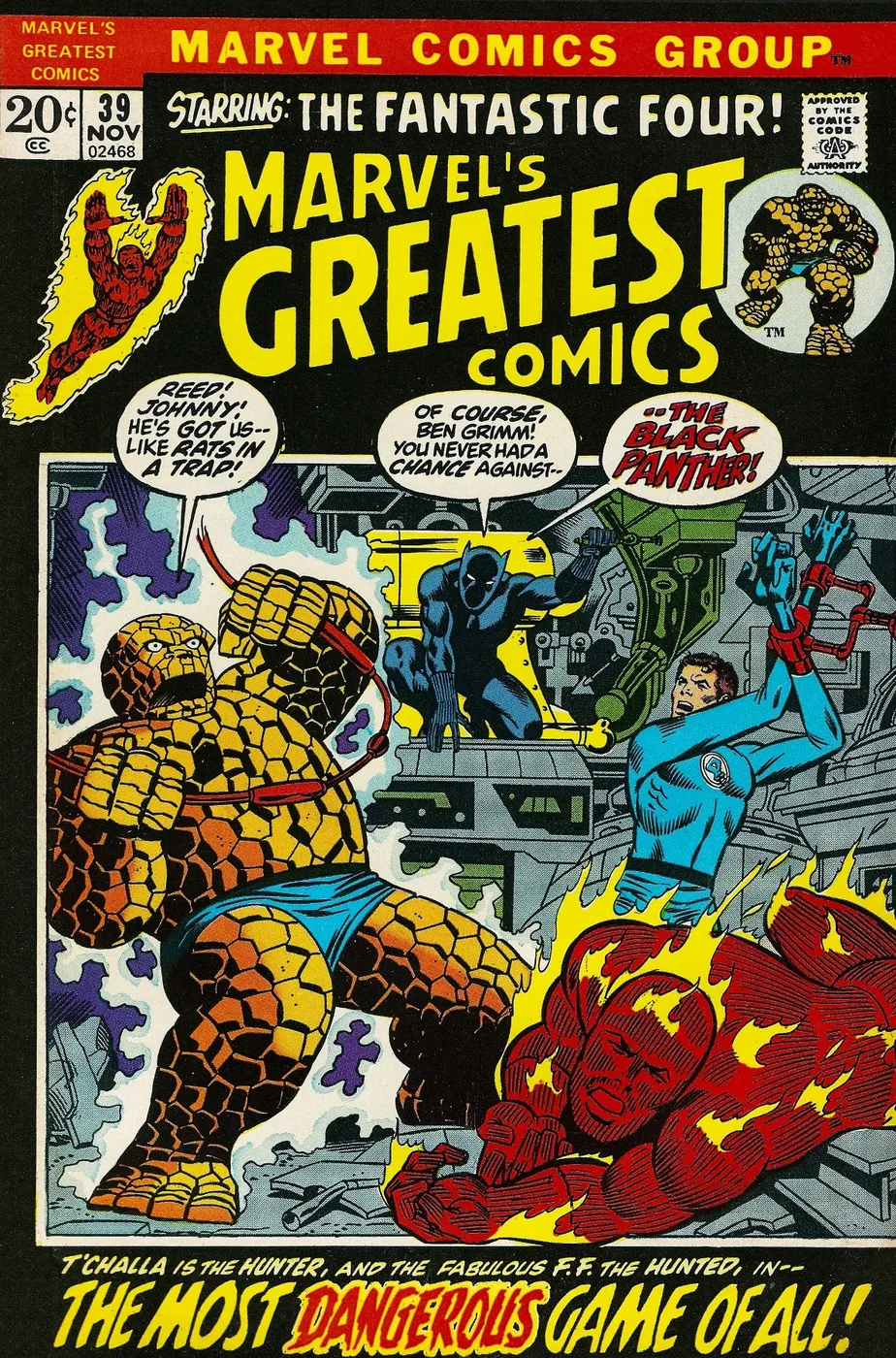 Cover of Marvel's Greatest Comics #39