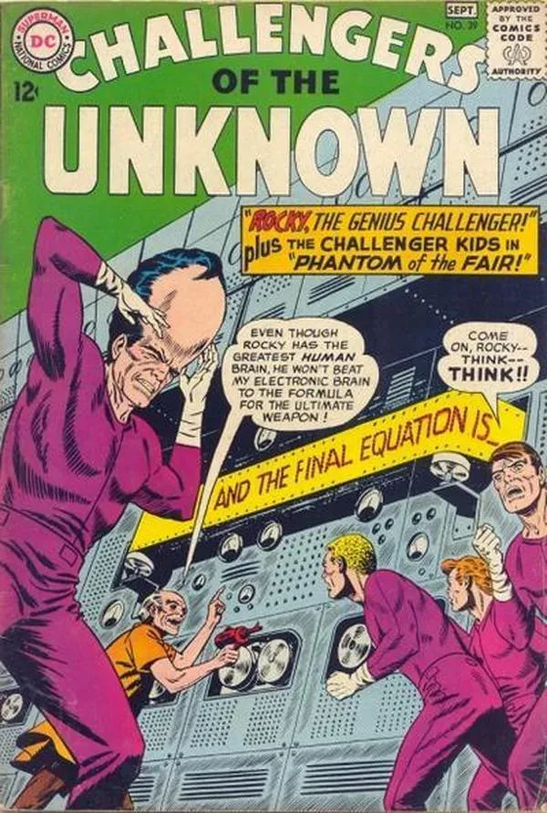 Cover of Challengers of the Unknown #39