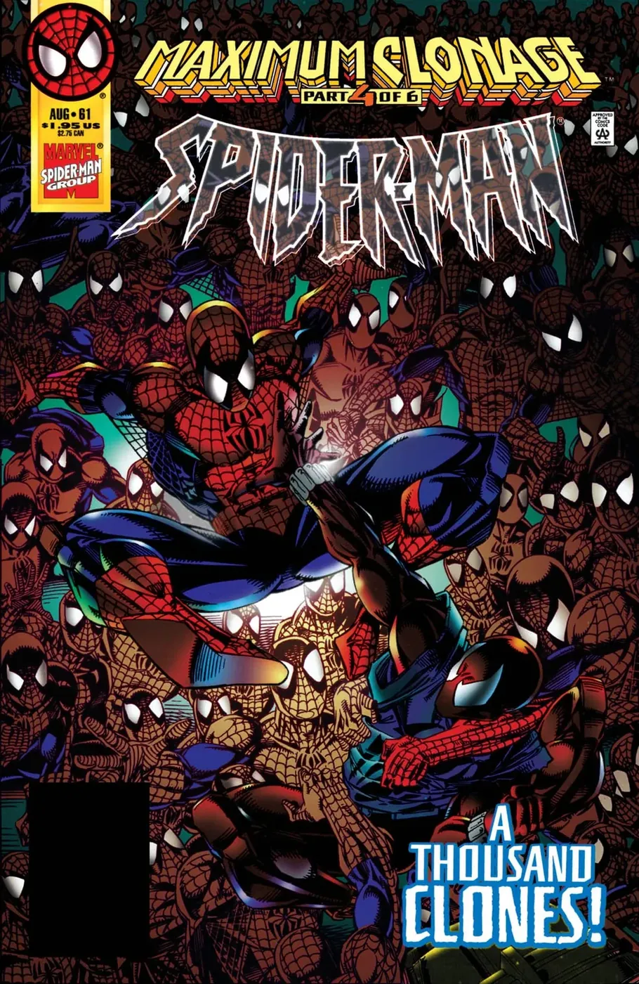 Cover of Spider-Man #61