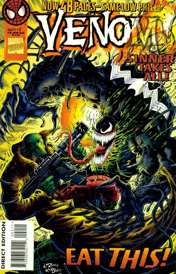 Cover of Venom: Sinner Takes All #2