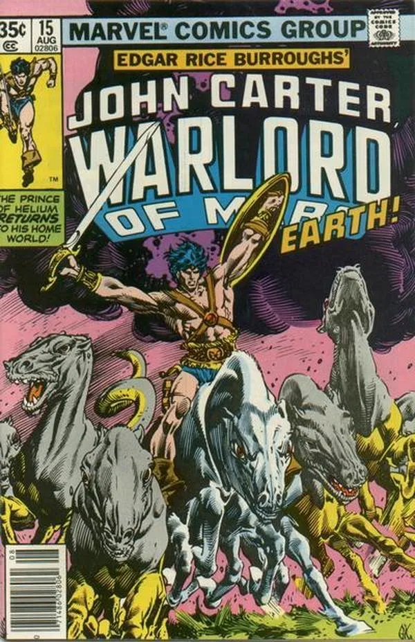 Cover of John Carter, Warlord of Mars #15