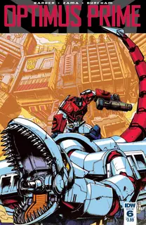 Cover of Optimus Prime #6