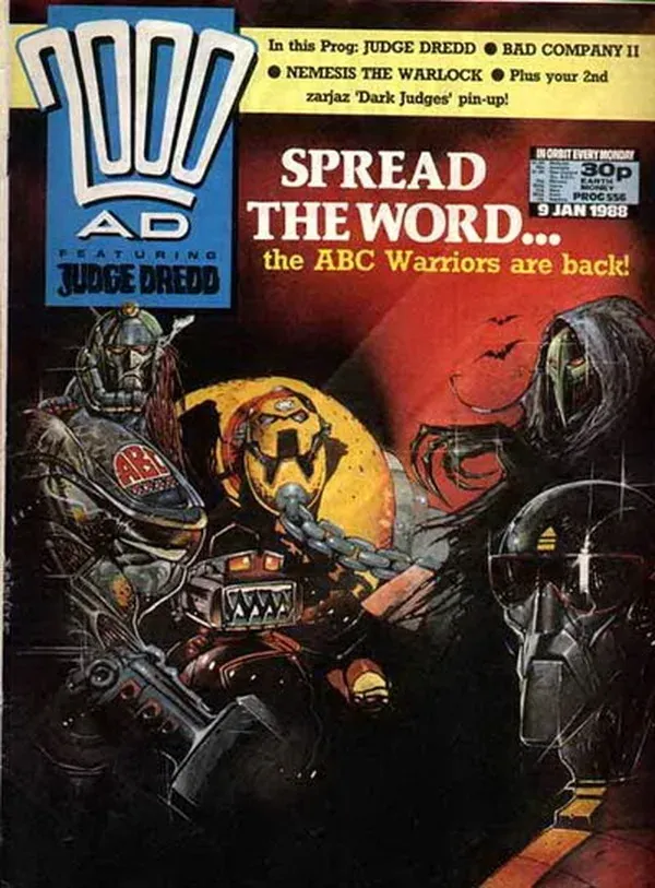 Cover of 2000 AD #556