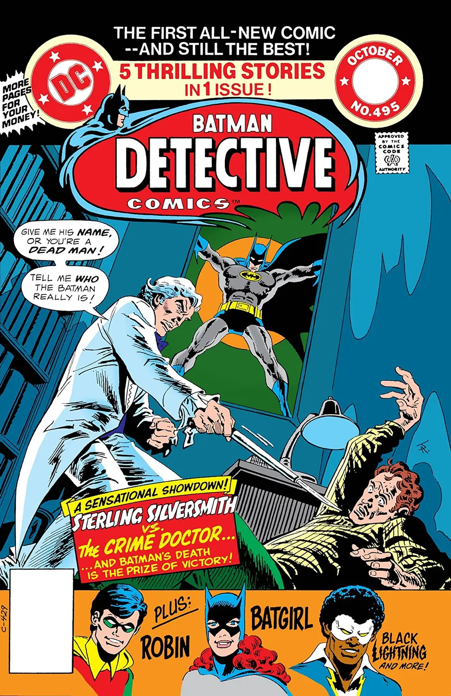 Cover of Detective Comics #495