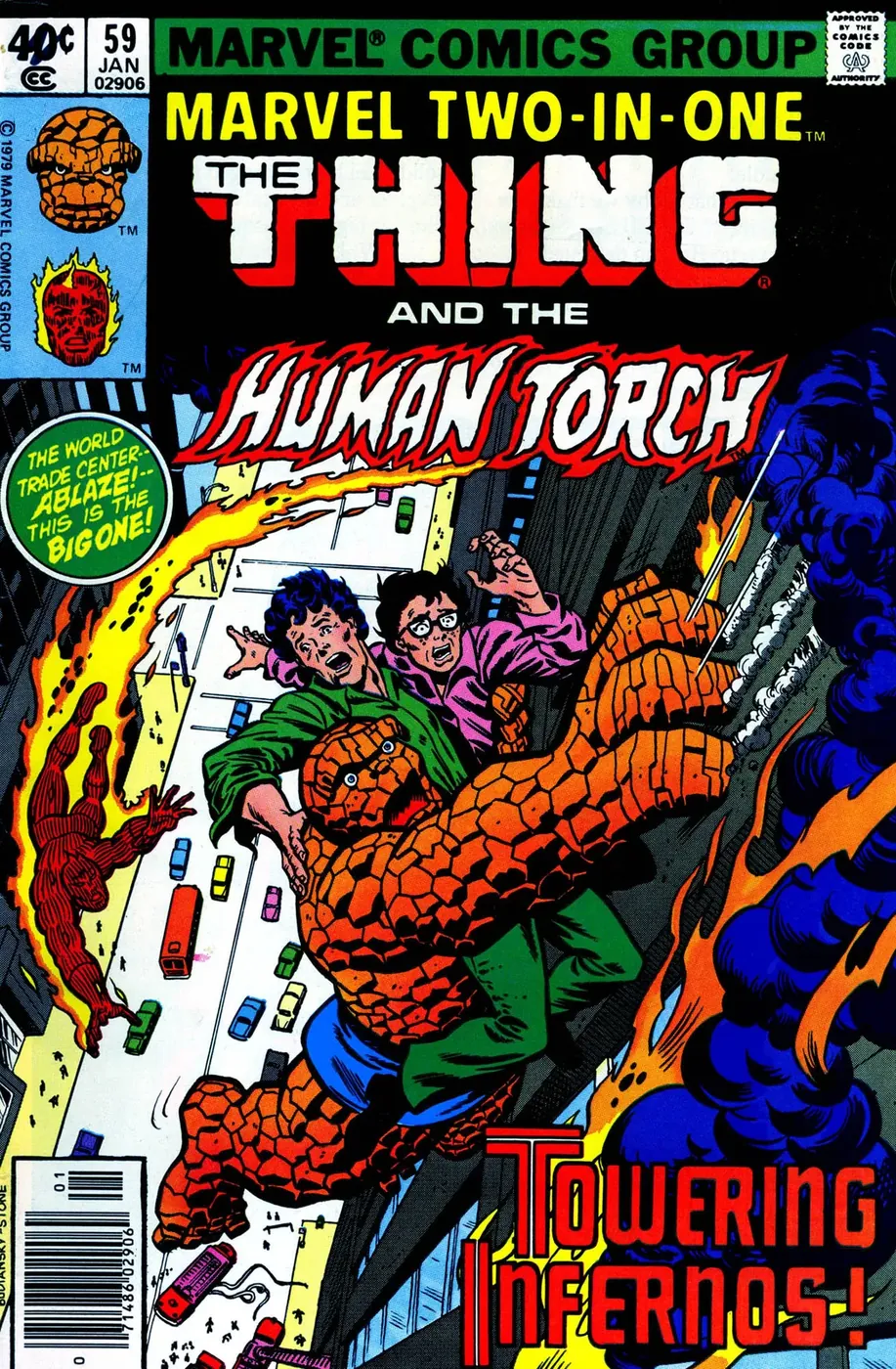 Cover of Marvel Two-in-One #59