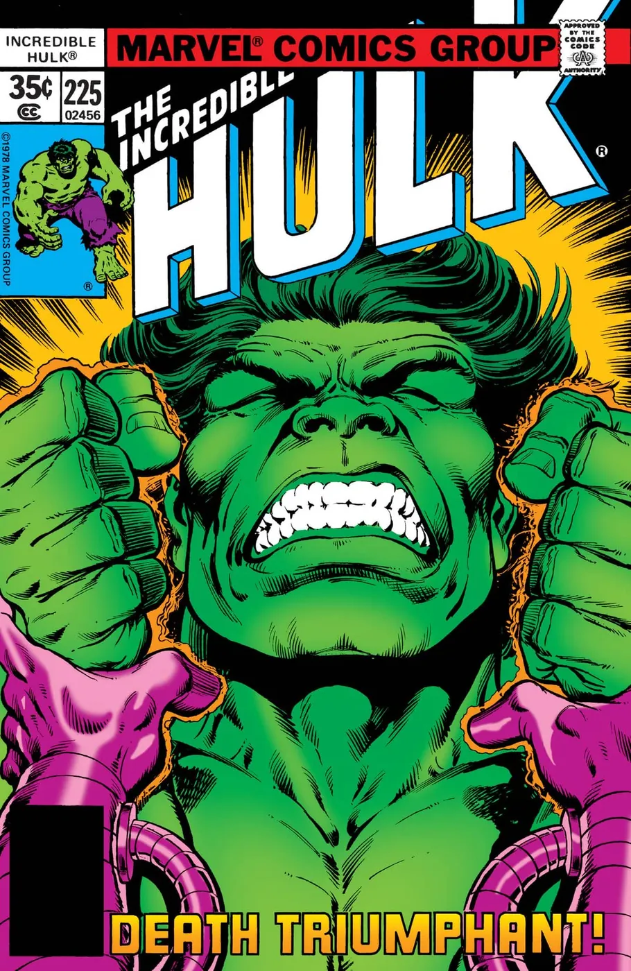 Cover of The Incredible Hulk #225