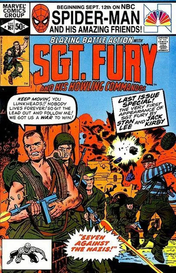 Cover of Sgt. Fury and His Howling Commandos #167