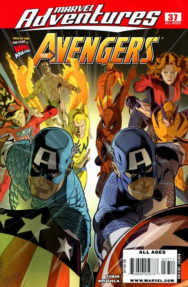 Cover of Marvel Adventures The Avengers #37
