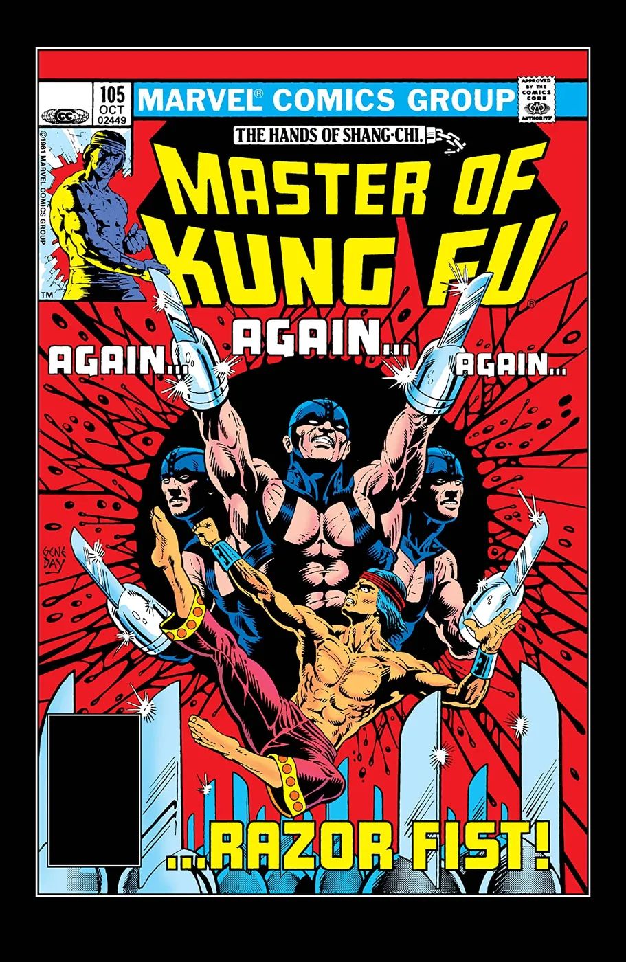 Cover of Master of Kung Fu #105