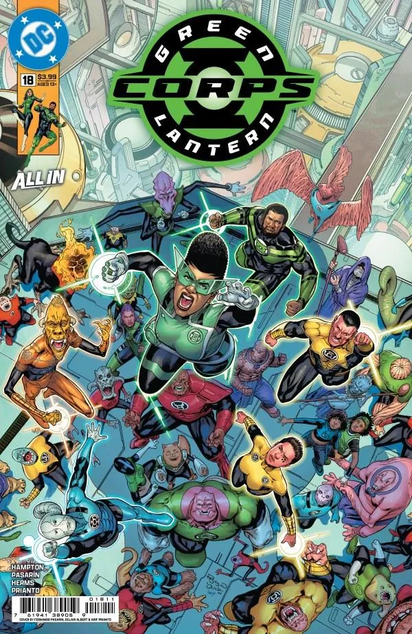 Cover of Green Lantern Corps #18