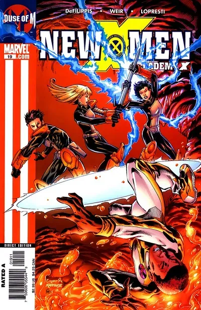 Cover of New X-Men #19