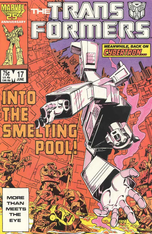 Cover of The Transformers #17