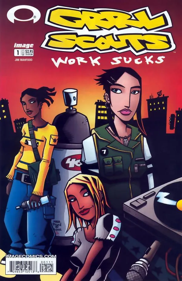 Cover of Grrl Scouts: Work Sucks #1