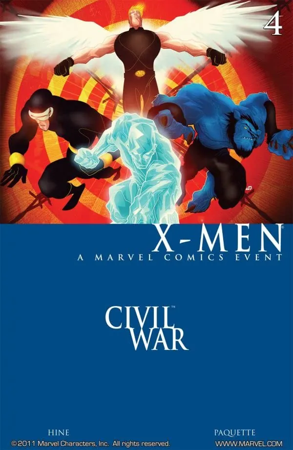 Cover of Civil War: X-Men #4