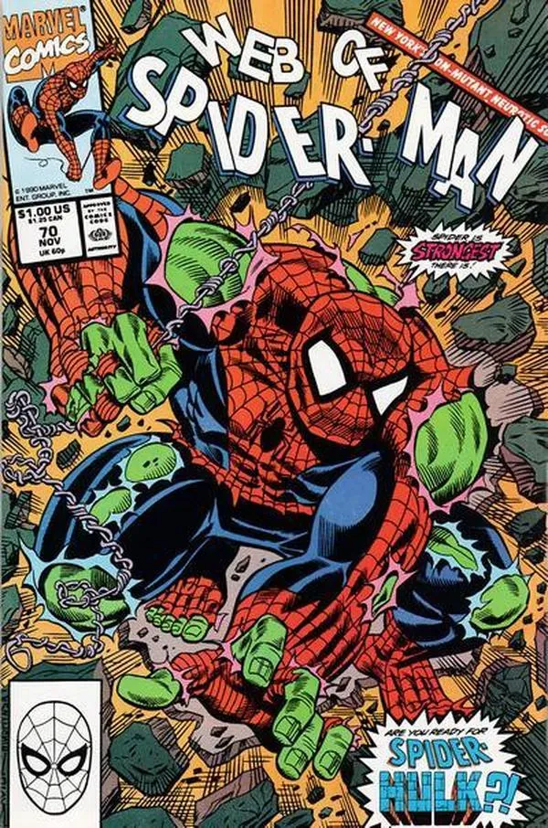 Cover of Web of Spider-Man #70