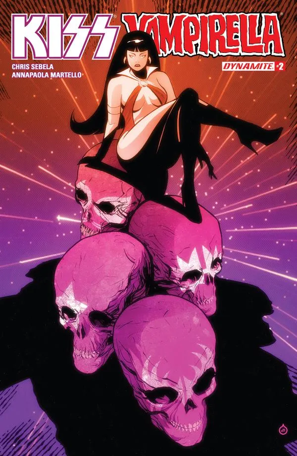 Cover of KISS / Vampirella #2