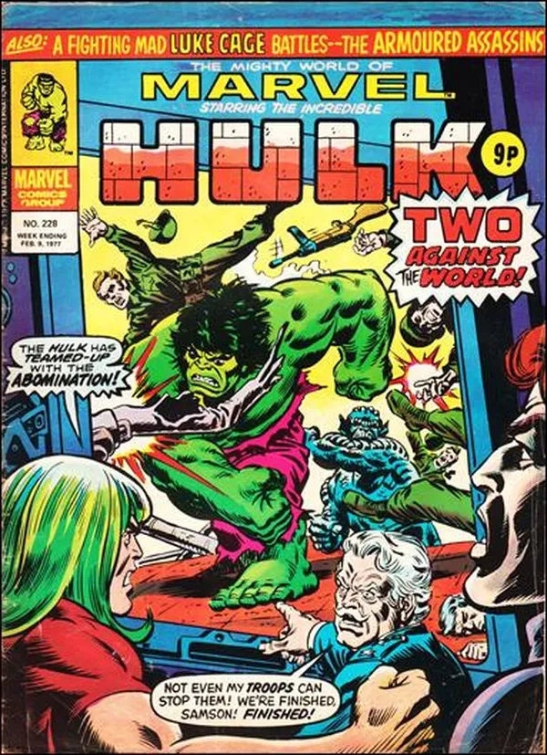 Cover of The Mighty World of Marvel #228