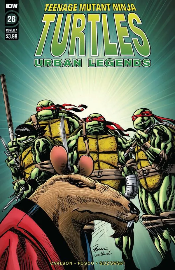 Cover of Teenage Mutant Ninja Turtles: Urban Legends #26
