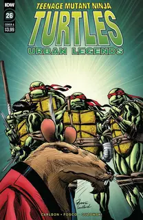 Cover of Teenage Mutant Ninja Turtles: Urban Legends #26