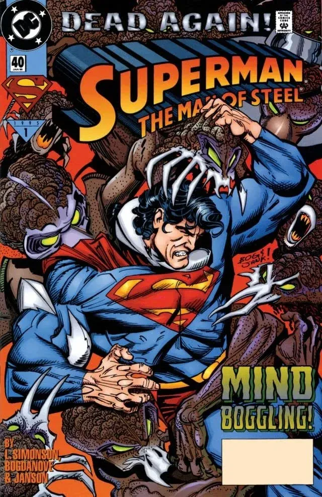Cover of Superman: The Man of Steel #40