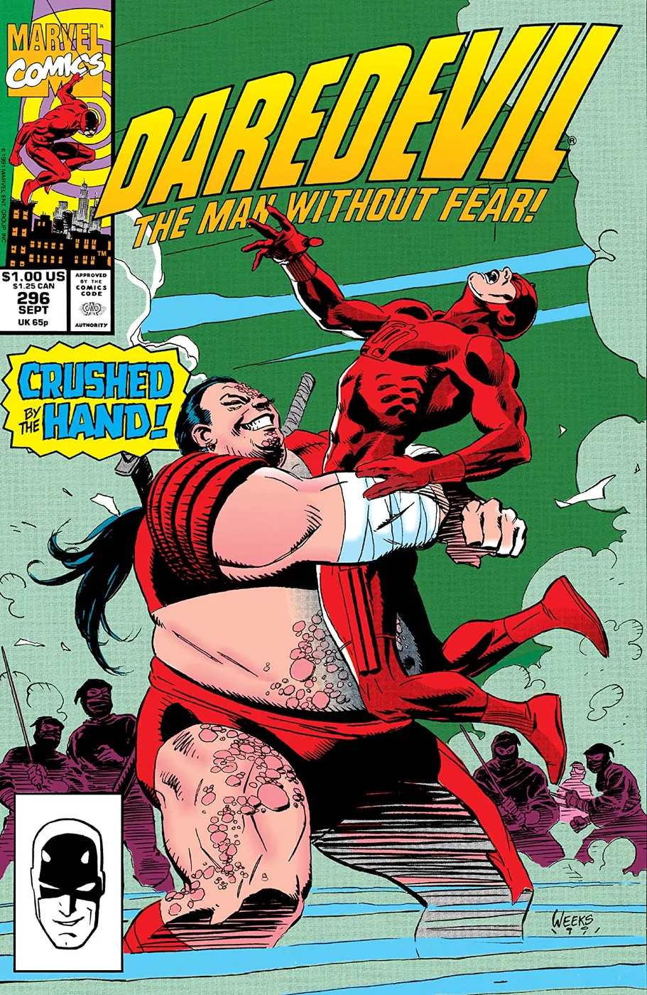 Cover of Daredevil #296