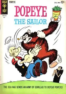 Cover of Popeye the Sailor #72