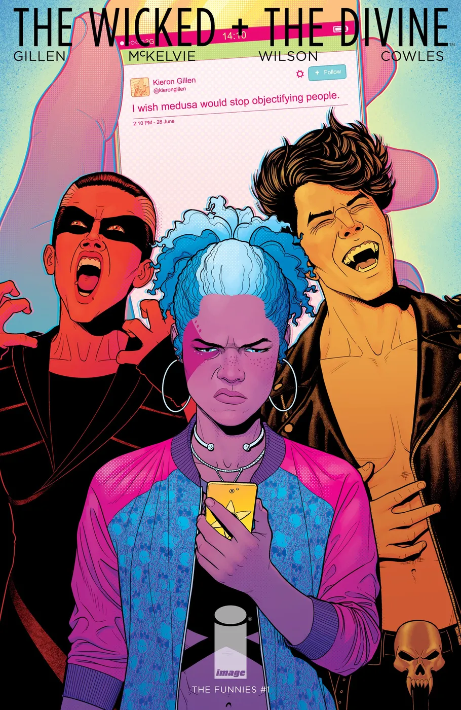 Cover of The Wicked + The Divine: The Funnies #1