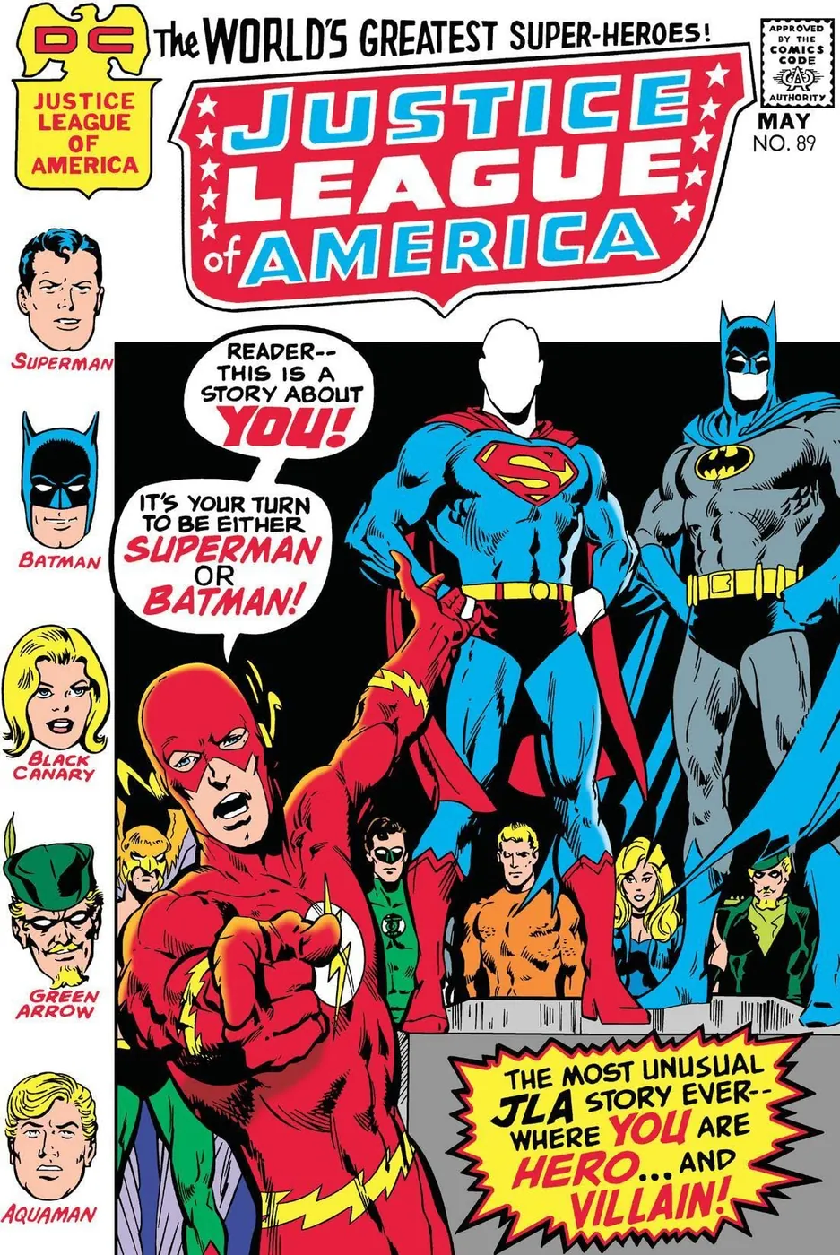 Cover of Justice League of America #89