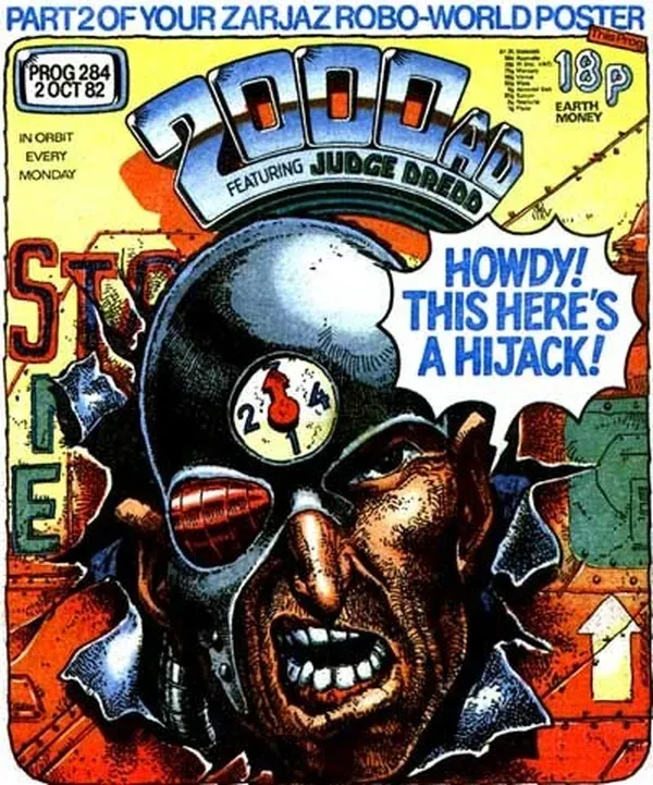 Cover of 2000 AD #284