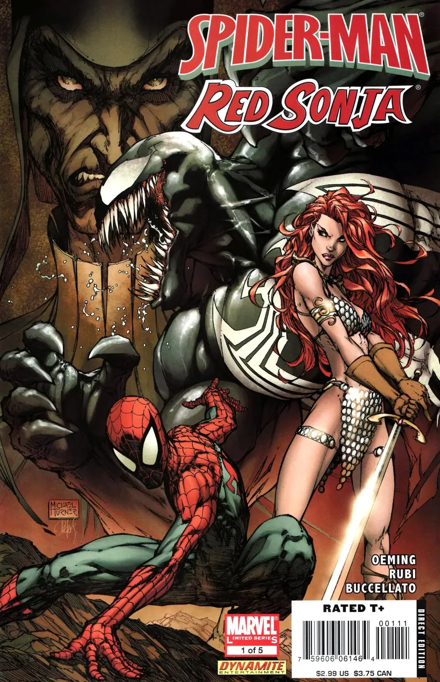 Cover of Spider-Man / Red Sonja #1