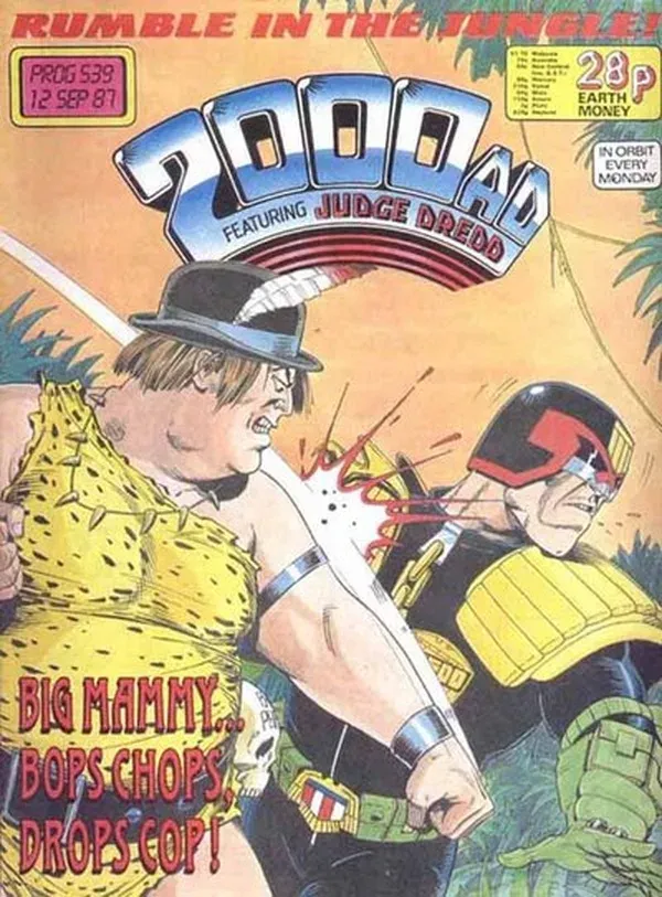 Cover of 2000 AD #539