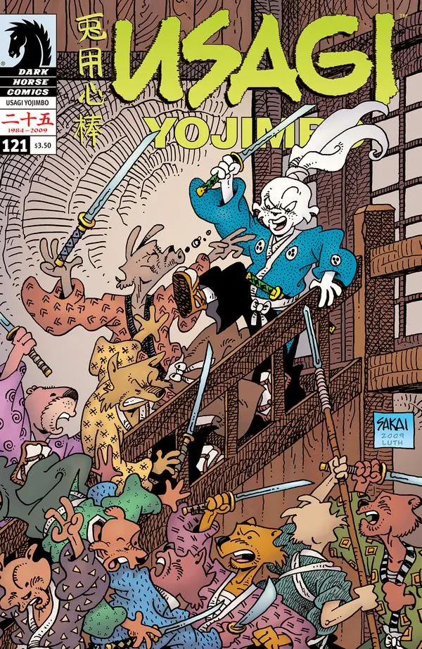 Cover of Usagi Yojimbo #121