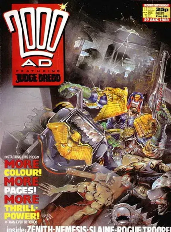 Cover of 2000 AD #589