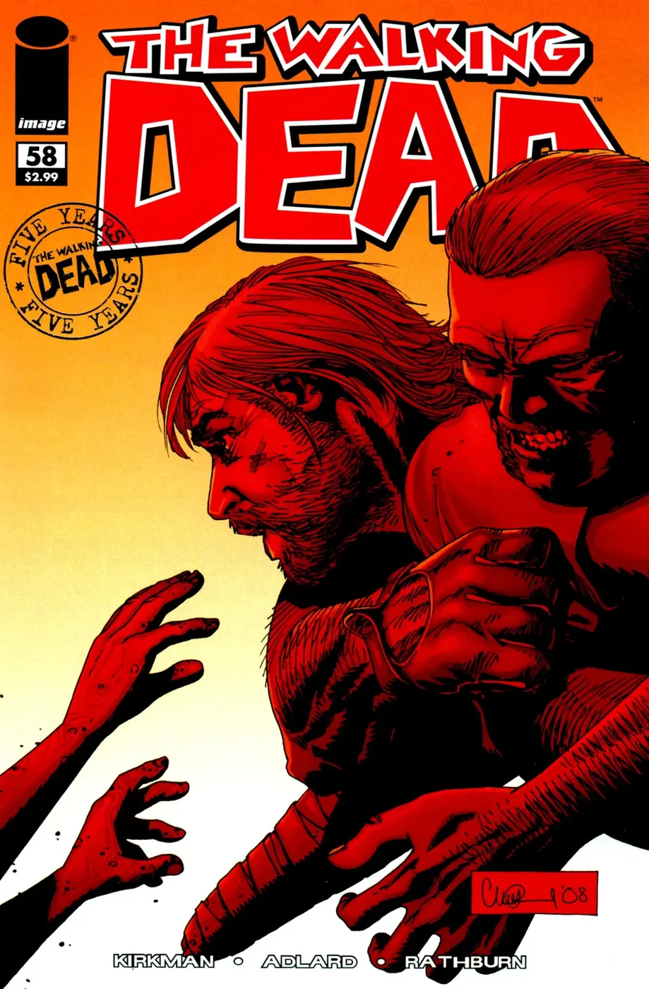 Cover of The Walking Dead #58