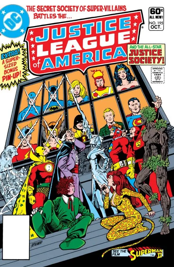 Cover of Justice League of America #195
