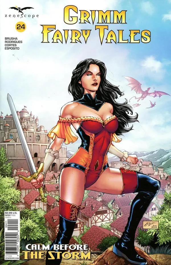 Cover of Grimm Fairy Tales #24